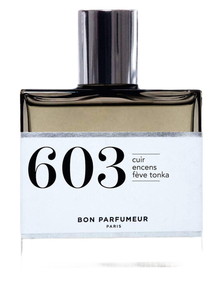 603 cuir, encens, fève tonka – Bon Parfumeur